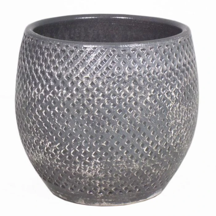 Pot Sabine Gris 20 Cm 1 Pot Sabine Gris 20 Cm