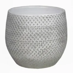 Pot Sabine Blanc 20 Cm