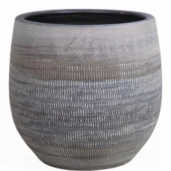 Pot Olav Gris/Brun 15 Cm
