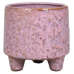 Pot Living Sur Pieds Rose 12 Cm