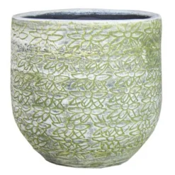 Pot Liset Ocre 18 Cm