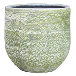 Pot Liset Ocre 22 Cm