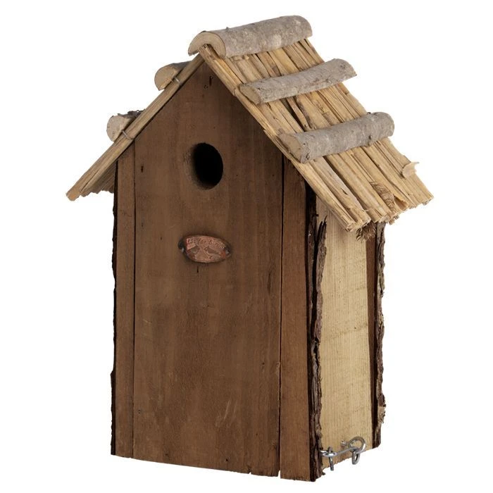 ESSCHERT DESIGN Nestkast Koolmees Rieten Dak 1 ESSCHERT DESIGN Nestkast Koolmees Rieten Dak